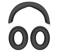 Silicone Case Cover Set for Sennheiser Momentum 4 Headphones, Ear Caps and Headband Cover (Black)