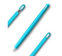 Silicone Case Cover Skin Compatible with Apple Pencil (2nd Gen/Pro/USB-C) - Protective Sleeve, Comfortable Grip, Ergonomic Anti-Slip Design, Lightweight & Scratch-Resistant (Blue)