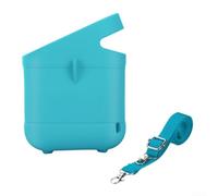 Silicone Case Fit For Toniebox 2 Audio Player, Adjustable Shoulder Strap, Shockproof/Anti-Slip/Scratch-Resistant Soft Silicone Protective Sleeve For Toniebox 2 Digital Media Player(Green)