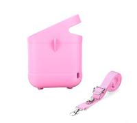 Silicone Case Fit For Toniebox 2 Audio Player, Adjustable Shoulder Strap, Shockproof/Anti-Slip/Scratch-Resistant Soft Silicone Protective Sleeve For Toniebox 2 Digital Media Player(Pink)