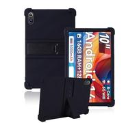 Silicone Case for Ainmel AMNC12 2025 10 inch Table with Full Coverage,toergy Shockproof, Anti-scratch, Adjustable Stand, and Soft Silicone Cover,Black