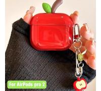Silicone Case for AirPods 4/Pro 2 Protective Sleeve With 3D Pendant Pro Cover Earphone 2 for apple