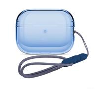 Silicone Case for AirPods Pro 2 Elegant Design with Charging Port for Convenient Earphone Protection (For Airpods pro 2 Blue)