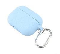 Silicone Case for AirPods Pro 3 Shockproof Cover with Hook - Vibrant Colour Drop Protection Skin - Soft Full Protective Sleeve for Travel Gym Black Blue Purple Pink Green Light Green(Blue)
