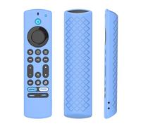 Silicone Case For Amazon Fire TV-4 Alexa Voice Remote, Drop Proof Shockproof Protective Case Cover For Amazon Fire TV-4 Alexa Voice Remote Controller (Luminous Blue)
