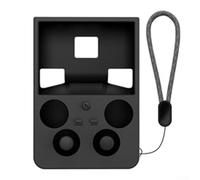 Silicone Case for ANBERNIC RG477V Supporting Real Time Connectivity Retaining All Features and Simplifying Daily Maintenance (Black)