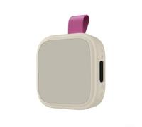 Silicone Case for Anker for soundcore Boom Go 3i,Soft Flexible Scratch Resistant Cover with Carabiner,Protective Shell for Travel Outdoor(Beige)