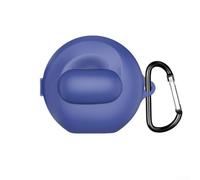 Silicone Case for Anker for soundcore P40i Earbuds - Shockproof Protective Cover with Carabiner(Blue)