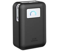 Silicone Case for Anker Nano 45W 10000mAh, Protective Sleeve Soft Rubber Anti-Drop Scratch-resistant Protector with Wrist Strap (black)