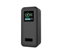 Silicone Case for Anker Prime 20000mAh 200W Power Bank, Shockproof with LCD Display Visibility Black
