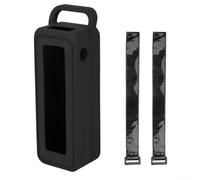 Silicone Case For AnkerPrime 27,650mAh Power Bank With Handle And Dual Straps For Portable Use And Equipment Attachment (Black)