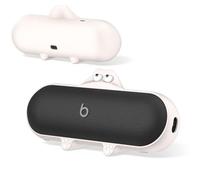 Silicone Case for Beats Pill 2024 Release, Shock Resistance, Water Resistance, Scratch Resistance, Dirt Resistant, Practical Bluetooth Speaker Accessories (Cream White)
