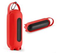 Silicone Case For Beats Pill Speaker, Travel Pouch With Handle For Taking Your Speaker (Red)