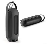 Silicone Case for Beats Pill Speaker with Handle, Travel Carrying Pouch Cover, Shockproof Protective Sleeve, Stable Stand Design, 10.39x3.03x2.75 Inches(Black)