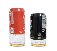 Silicone Case for Beer Cans, Cola Can Cover, Heat Insulation Cover for Beer Cans, Beer Can Cover, Suitable for Football Games, Beach, Trips and Parties, 330 ml, Set of 2 (1 Red 1 Black)
