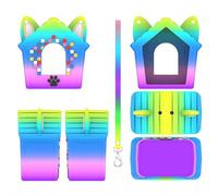 Silicone Case for Bitzee Doghouse Interactive Digital Pet - Shockproof Protective Cover for Doghouse Bitzee Virtual Electronic Pets Accessories (mix)