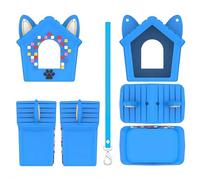 Silicone Case for Bitzee Doghouse Interactive Digital Pet - Shockproof Protective Cover for Doghouse Bitzee Virtual Electronic Pets Accessories (Blue)