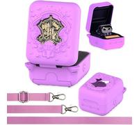 Silicone Case for Bitzee Harry Potter Interactive Toy Digital Pet, Protective Cover for Harry Potter Bitzee Virtual Electronic Pets Accessories (Purple Case)