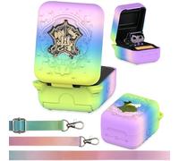 Silicone Case for Bitzee Harry Potter Interactive Toy Digital Pet, Protective Cover for Harry Potter Bitzee Virtual Electronic Pets Accessories (Rainbow Case)
