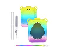 Silicone Case for Bitzee Interactive Toy Harry Potter - Soft Protective Cover with lanyard & Cleaning Pen,toergy Comfortable, Portable Anti-Scratch Skin for Pet Game Machine (Pink mixed)