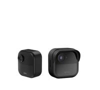 Silicone Case for Blink Outdoor 4 (4th Gen), Weatherproof Protective Cover with Brim for Full Camera Protection, Smart Security Camera Accessory-Black, 2 Pack.