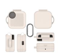 Silicone Case for CMF BY Nothing Buds Pro2 Earphone Shockproof And Scratch-Resistant,Dust-Proof Headphone Box with Hook (white)