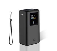 Silicone Case for CUKTECH 10 Mini Power Bank (10000mAh 55W) Full-Body Protective Cover for CUKTECH 10 Mini Portable Charger,Precise Port Cutouts (Case Only) Black