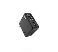 Silicone Case for Cuktech 10 Super Power Charger Ultra (10000mAh, 55W) ，Luminous function，Power Bank Shockproof Protective Skin Cover Dustproof Soft Sleeve，Black