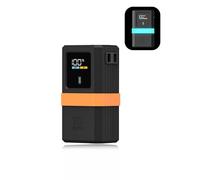 Silicone Case for Cutech 10 Mini Power Bank (10000 mAh, 55 W), Night Light Function, Scratch-Resistant, Shockproof, Portable, Black