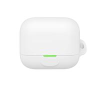 Silicone Case for EarFun Air Pro 4, Earbuds Protective Cover Skin Soft Shell Housing Sleeve Wireless Earphones Full Protection Storage Box (Only Case) (white)