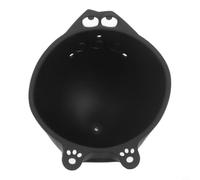 Silicone Case for Echo Spot 2024 Cute Funny Kawaii Cover Shockproof Drop Protection Soft Shell Black 11.7x14.8cm