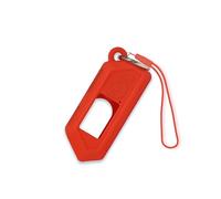 Silicone Case for Flipper Zero,Full Protective Cover for Flipper Zero Device, Anti-Scratch Protective Cover with Carabiner and Lanyard,Red