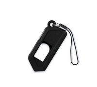 Silicone Case for Flipper Zero,Full Protective Cover for Flipper Zero Device, Anti-Scratch Protective Cover with Carabiner and Lanyard,Black