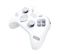 Silicone Case for FLYDIGI Apex 5 Controller, Full Body Protective Cover, Soft Touch Shockproof Skin, Multiple Colors (White)