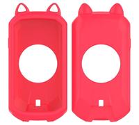 Silicone Case for Garmin Edge 1050,Protective Cover Shell Cat Skin Scratch-resistant Dustproof Protector (red)