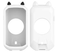 Silicone Case for Garmin Edge 1050,Protective Cover Shell Cat Skin Scratch-resistant Dustproof Protector (white)