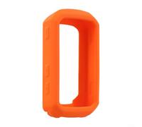 Silicone Case for Garmin Edge 850 550 Anti-Shock Bumper Skin Flexible Cover Cycling Device Protector Red(Orange)