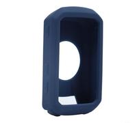 Silicone Case for Garmin Edge 850 Shockproof Cover - Soft Liquid Gel Bumper Skin Anti-Drop Protection for Cycling for gps Computer 95x56.7mm(Midnight in Blue)