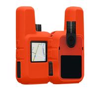 kwmobile Case Compatible with Garmin inReach Mini 2 - GPS Handset Navigation System Soft Silicone Skin Protective Cover - Orange