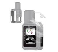 Silicone Case for Garmin inReach Mini 3/3 Plus Global Satellite Communicator, FJIASTB Shockproof Cover with Soft Screen Protector Film (Gray)