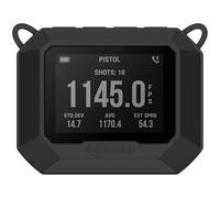 Silicone Case For Garmin Xero C1 Pro Simple Solid Color Timer Case Full Coverage Shockproof Cover Compatible with Garmin Xero C1 Pro, Anti-Scratch, Non-Slip, Black (Black)