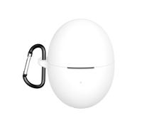 Silicone Case for HUAWEI FreeBuds 6 pleasant Earphone, Anti-Drop and Dust-proof Soft Skin Cover of Charging Case for FreeBuds 6 Wireless Bluetooth Earbuds Protective Accessories (White)