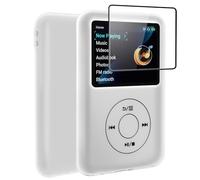 Silicone Case for innioasis Y1 Mp3 Player, Soft Anti-Scratch Cover with Screen Protector, Slim Lightweight Full-Body Protection -Translucent