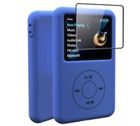 Silicone Case for innioasis Y1 Mp3 Player, Soft Anti-Scratch Cover with Screen Protector, Slim Lightweight Full-Body Protection -Blue