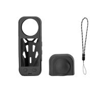 Silicone Case for insta360 X5 Cooling Case Lens Protective Cover w/Hand X5 Case for insta360 Silicone Accessories Strap