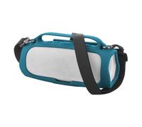 Silicone Case for JBL Charge 4 Portable Bluetooth-Speaker, Lighweigh Speaker Protective Sleeve with Carabiner and Shoulder Strap (Blue)