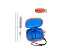 Silicone Case for JBL Endurance Zone Earbuds - Shockproof,toergy Waterproof, Slim & Soft Cover, with Lanyard, Keychain & Cleaner Kit, Orange