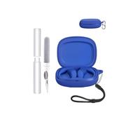 Silicone Case for JBL Endurance Zone Earbuds - Shockproof, toergy Waterproof, Slim & Soft Cover, with Lanyard, Keychain & Cleaner Kit, Blue