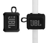 Silicone Case for JBL Go 3 Portable Speaker Travel Carrying Case Protective Sleeve Speaker Cover with Bike Speaker Mount Strap