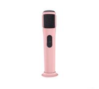Silicone Case for JBL -PartyBox Wireless Mic Anti-Rolling Protective Sleeve with Stand Base Shock Absorbing Cover Fits Home and Stage Use Black Blue Pink Secure Grip Lightweight(Pink)